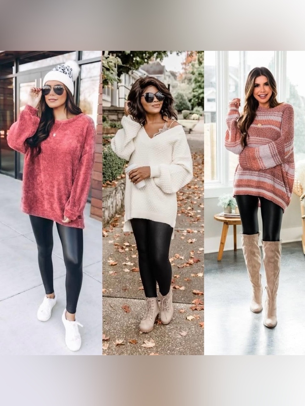 Pink Lily Boutique Oversized Sweater Bundle